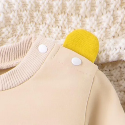 Vista 20 de Ropa para bebé niño pequeño, conjuntos de otoño e invierno, sudadera de manga larga con oso y pantalones, conjunto de 6 meses a 2 años