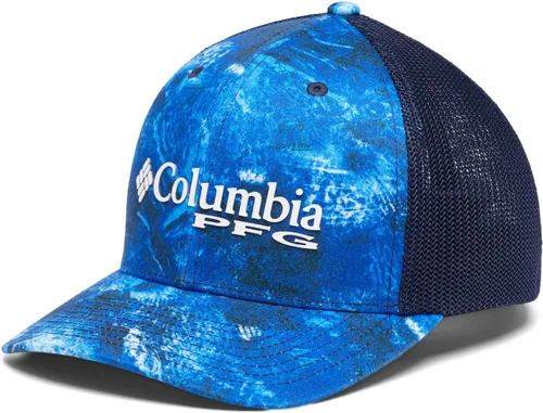 Vista 4 de Columbia PFG - Gorra de bola de malla de camuflaje, alta