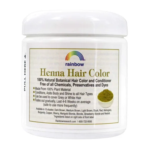 Vista 3 de Rainbow Research Henna Persa Negra 4 oz, paquete de 2