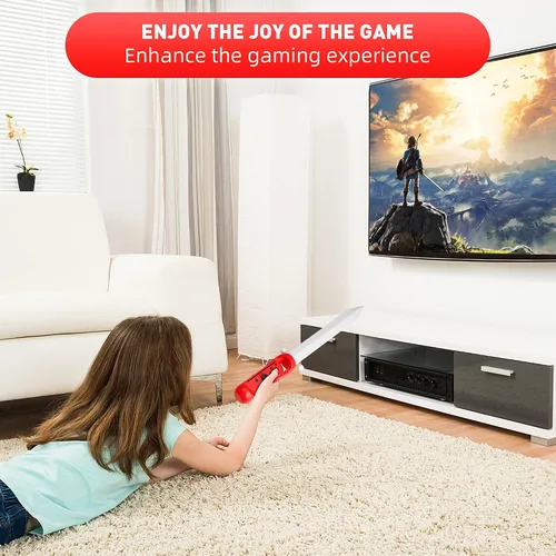 Vista 7 de Espada LED para The Legend of Zelda Skyward Sword HD, accesorio de juego FANPL iluminado con mango de espada para interruptor e interruptor OLED