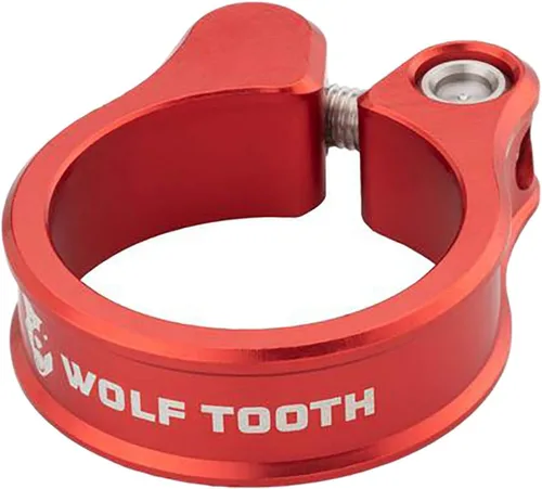 Vista 20 de Wolf Tooth Abrazadera de tija de sillín de aluminio 6061 mecanizado de precisión con perno autoalineable, agarre antideslizante ligero y seguro