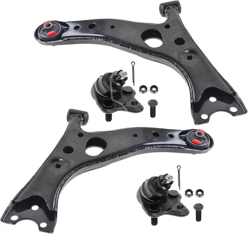 Vista 10 de TRQ Brazo de control superior e inferior del lado del conductor y del pasajero con juego de rótulas compatible con Chevrolet GMC 89-02