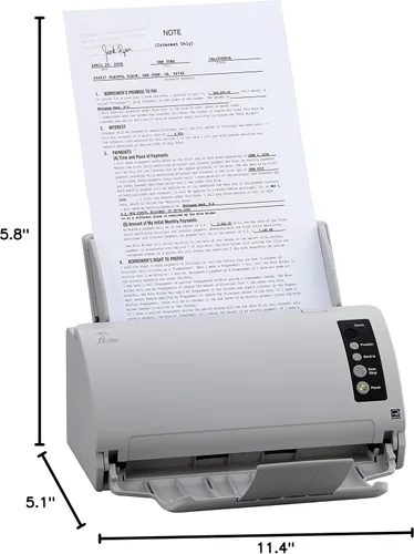 Vista 2 de Fujitsu fi-7030 Escáner de documentos dúplex a color de oficina