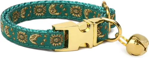Vista 18 de waaag Pet, Moons Stars Suns - Collar para perro y gato, múltiples diseños Crescent Celestial, collar de correa para perro y gato, tamaño XXS