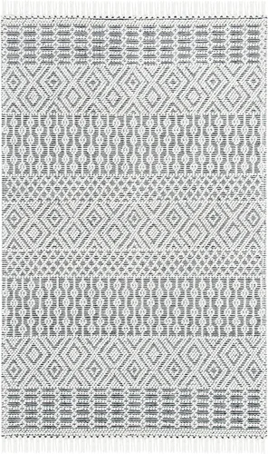 Vista 35 de SAFAVIEH Natura Collection - Alfombra decorativa de 2 x 3 pies, color marfil, con flecos de lana marroquí bohemia, hecha a mano, ideal para zonas