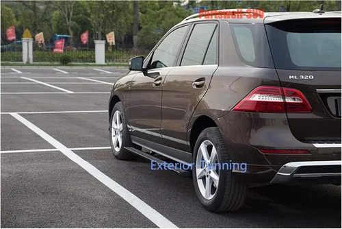 Vista 5 de Estribos eléctricos desplegables escalones laterales Pedales Protector Bar apto para Mercedes Benz W164 ML 2006-2011