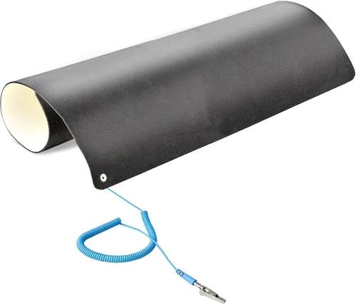 Vista 3 de StarTech.com Alfombrilla antiestática y correa de muñeca ESD con cable de conexión a tierra, pulsera antiestática (SWS100), azul