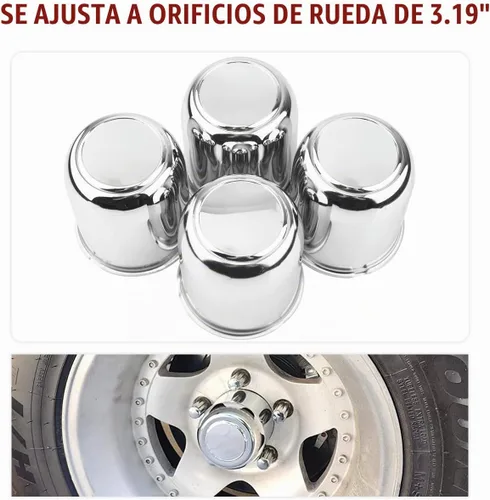 Vista 5 de RTRHINOTUNING Tapas centrales de rueda de 3.19 pulgadas para remolque, tapas centrales de empuje para llantas, 4 tapas de cubo de 3.19 pulgadas