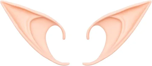 Vista 14 de Orejas de elfo Accesorios de mascarada de cosplay – Hada Pixie puntas puntiagudas suaves disfraz de fiesta de anime para Halloween, fiesta