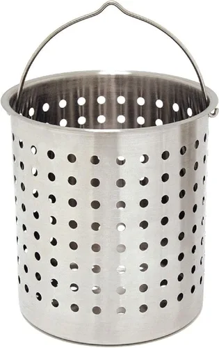 Vista 5 de Bayou Classic 3016 Freidora de pavo para exteriores de 30 cuartos con cesta y olla