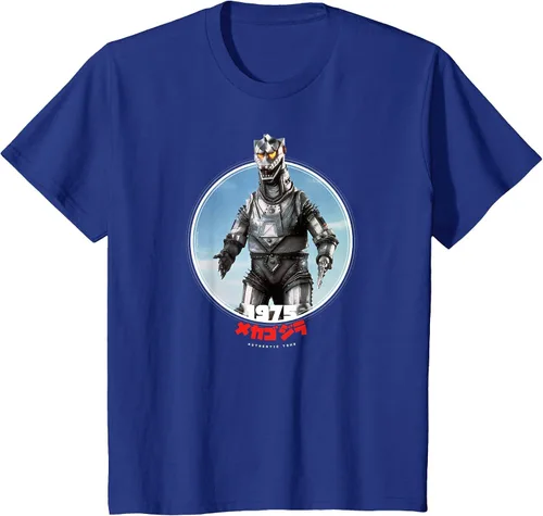 Vista 43 de Godzilla Mechagodzilla 1975 Icons of Toho T-Shirt Asphalt Grey