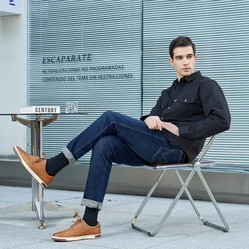 Vista 7 de Jousen Zapatillas de moda para hombre, casuales, simples y retro