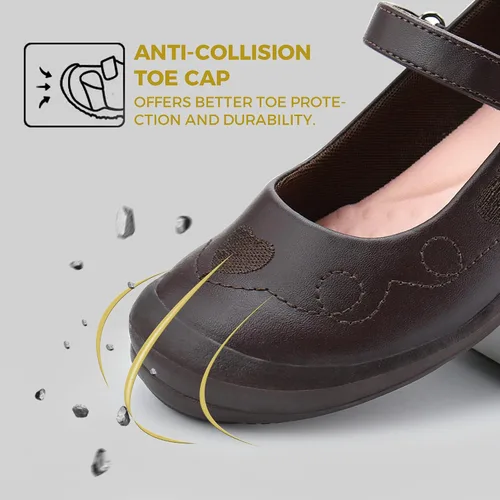 Vista 2 de firelli Mary Jane - Zapatos de uniforme escolar para niñas, cómodos zapatos de vestir para niñas
