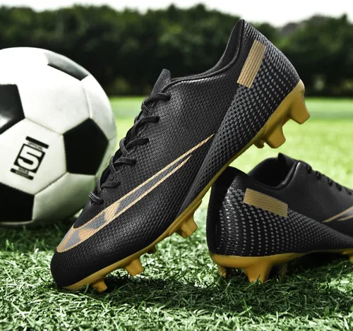 Vista 5 de Zapatos de fútbol para hombre, para interiores y exteriores, cómodos, zapatos de fútbol profesionales, para jóvenes, niños, tenis de entrenamiento