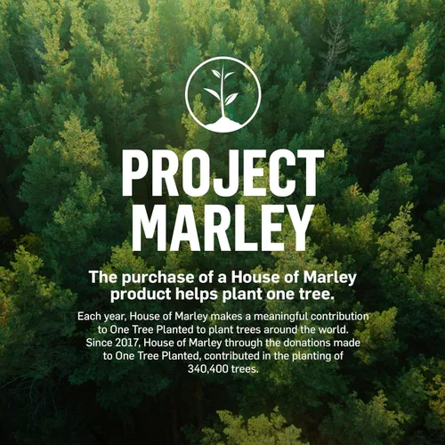 Vista 7 de House of Marley Stir It Up - Tocadiscos inalámbrico Bluetooth – Tocadiscos de bambú hecho de forma sostenible, tela de rebobinado reciclada, sonido