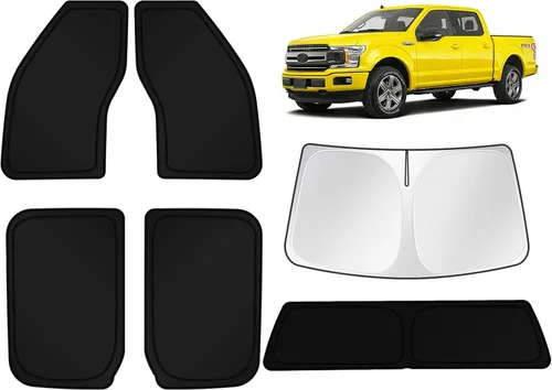 Vista 267 de KUST - Parasol plegable para parabrisas para BMW X1 E84, accesorios 2011 2012 2013 2014 2015, protector de visera de sol ajustable que bloquea