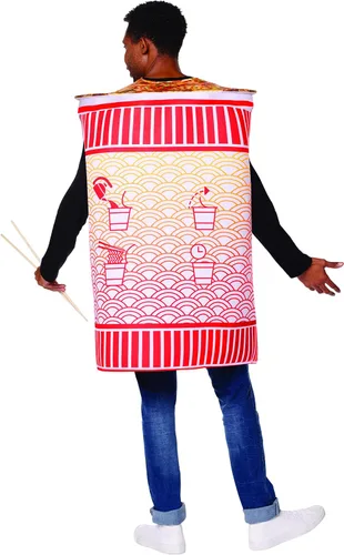 Vista 2 de Spirit Halloween Disfraz de fideos de la suerte para adultos