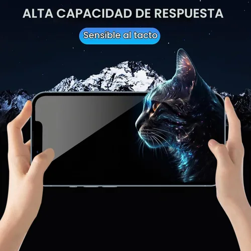 Vista 4 de Paquete de 2 protectores de pantalla de privacidad para iPhone 11 2 Pantalla de privacidad