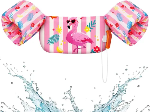 Vista 9 de HeySplash Swim Vest for Kids, Puddle Float Jumper with Safety Buckle