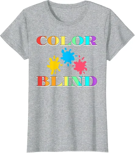 Vista 18 de Color Blind Camiseta Test Funny Glasses Visions