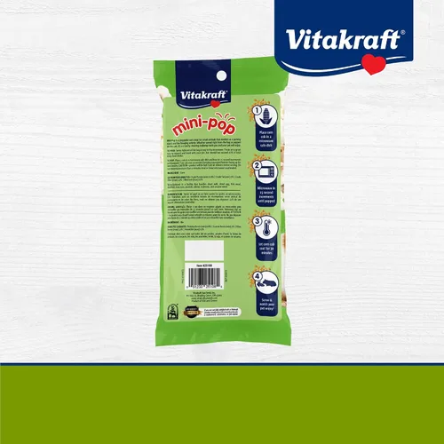 Vista 8 de Vitakraft Mini Pops Treat para animales pequeños, mazorca de maíz 100% real, apoya dientes sanos, 6 onzas