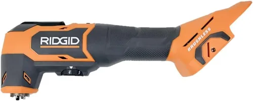 Vista 5 de RIDGID Multiherramienta oscilante inalámbrica sin escobillas de 18 V (solo herramienta) La batería y el cargador se venden por separado, no son