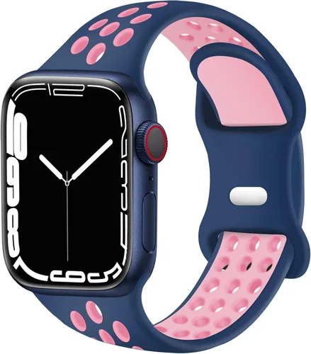 Vista 10 de Correas deportivas compatibles con correas de Apple Watch de 1.496 in 1.575 in 1.614 in 1.654 in 1.732 in 1.772 in 1.811 in 1.929 in, correa