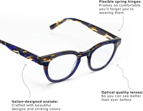 Vista 3 de eyebobs unisex-adult Waylaid Round Reading Glasses