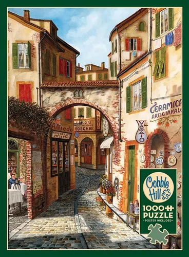 Vista 5 de Cobble Hill - Rompecabezas de 1000 piezas, cerámica, póster de muestra incluido