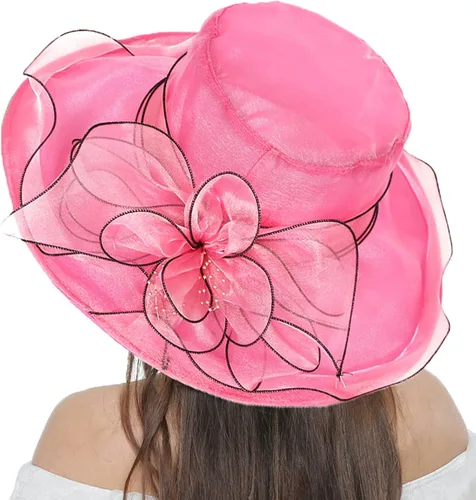 Vista 7 de seven wolves Sombrero de sol de verano para mujer con protección UV, sombreros de ala ancha plegable 1 azul
