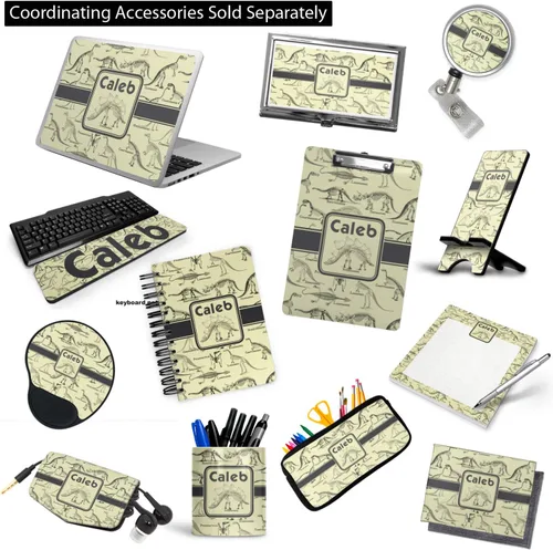 Vista 6 de Carpeta personalizada de 3 anillas con diseño de esqueleto de dinosaurio, 1 pulgada, multicolor