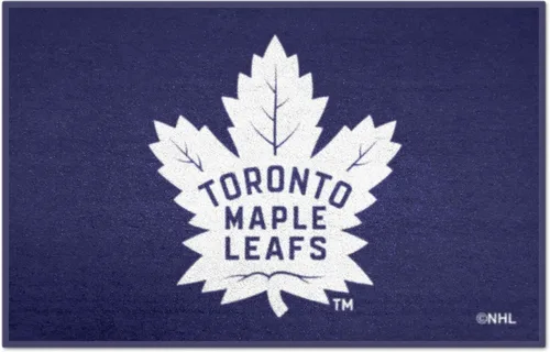 Vista 6 de FANMATS - 10283 NHL Toronto Maple Leafs Nylon Face Hockey Puck Alfombra de 27" de diámetro