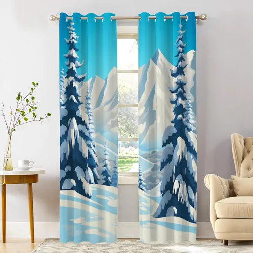 Vista 15 de Shrahala Cortinas de nivel de chakras con mandala beige para ventanas de cocina, paneles de cortina de ventana de mandala multicapa de poliéster