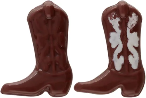 Vista 3 de Cybrtrayd Life Of Party Molds K016 Cowboy Boots Kids Chocolate Candy Mold