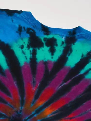 Vista 3 de Liquid Blue Camiseta Rainbow Spiral Streak para hombre