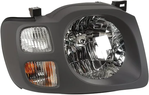 Vista 4 de EPIC LIGHTING Faros delanteros halógenos estilo OE color gris oscuro, repuesto para NISSAN 02-04 NISSAN XTERRA XE