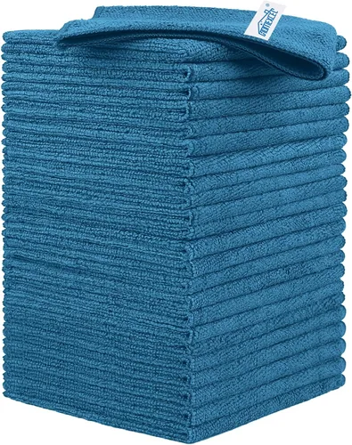 Vista 22 de HOMEXCEL Paño de limpieza de microfibra, toallas de microfibra de alta calidad para automóviles, sin pelusas, sin arañazos, altamente absorbente