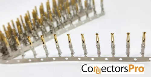 Vista 6 de Kit de conector hembra DB25, 4 juegos con capuchas y 100 pines, RS232 D-Sub 25P tipo crimpado