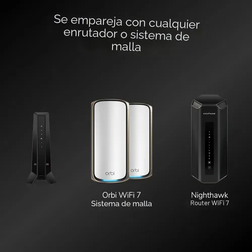 Vista 9 de NETGEAR Nighthawk DOCSIS 3.1 Módem de cable de división media/alta (CM2500) – Aprobado para las velocidades más rápidas de hoy y compatible