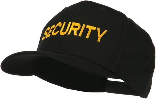 Vista 2 de e4Hats.com - Gorra con diseño de letra de seguridad bordada