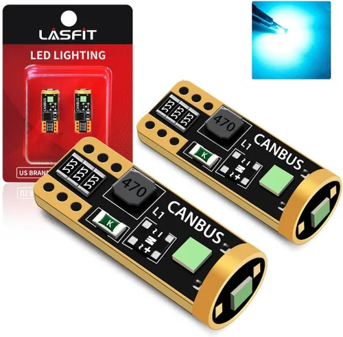 Vista 8 de LASFIT Bombilla LED de 194 color rojo 168 T10 192 2825 W5W Canbus sin errores, sin polaridad, 400 lúmenes, extremadamente brillante para luz