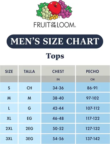 Vista 7 de Fruit of the Loom Men's Eversoft Cotton T Shirts, Breathable & Moisture Wicking with Odor Control, Sizes S-4x