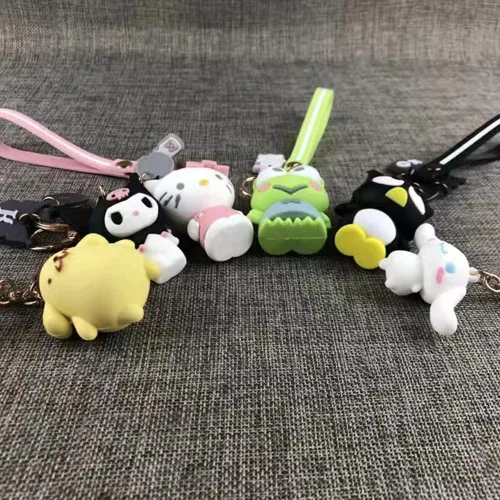 Vista 5 de Mtoye Lindo llavero de anime de accesorios Kawaii