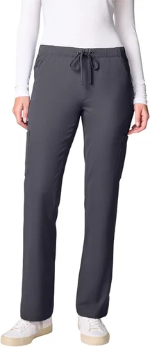 Vista 8 de Healing Hands EVRY - Pantalones médicos de pierna ancha con cintura elástica para mujer Azul marino