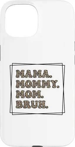 Vista 6 de Mama Mommy Mom Bruh Groovy Mommy Funny Mom Mothers Day Case for iPhone 16