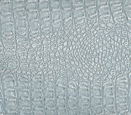 Vista 5 de Tela de Vinilo Imitación Cuero de Cocodrilo 54" de Ancho Vendido por Yarda (Bronce)