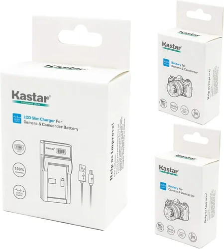Vista 5 de Kastar Batería (X2) y cargador LCD delgado para URC 11N09T NC0910 RLI-007-1 MX-810 MX-880 MX-890 MX-950 MX-980 Mandos a distancia universales