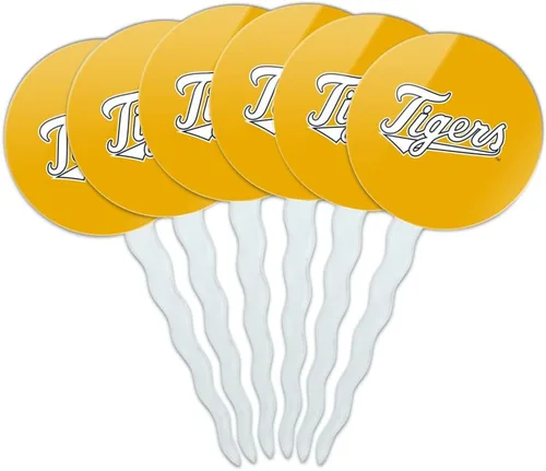 Vista 76 de Abilene Christian - Juego de 6 palillos para cupcakes con logotipo secundario