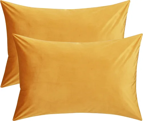 Vista 21 de StangH - Funda de almohada de terciopelo suave, 1 pieza Hidden Zipper, Skin Friendly, for Sleep and Relax, Neutral Home Decor, Sofa, Living Room