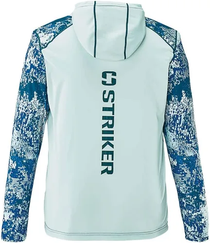 Vista 2 de Striker LoTide - Sudadera con capucha de pesca ultraligera y resistente a las manchas para hombre con protección UPF 50+, informal, con paño